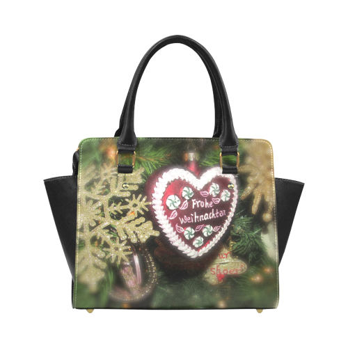 Xmas heart by Martina Webster Classic Shoulder Handbag (Model 1653)