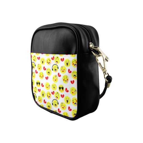 Emoji Fashion Cute Pattern Sling Bag (Model 1627) ID D588545