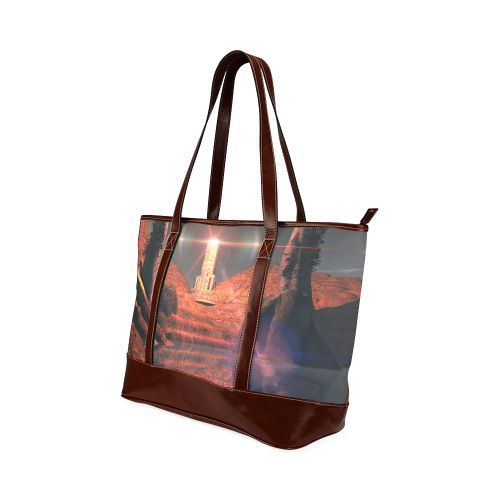 The temple of light Tote Handbag (Model 1642)