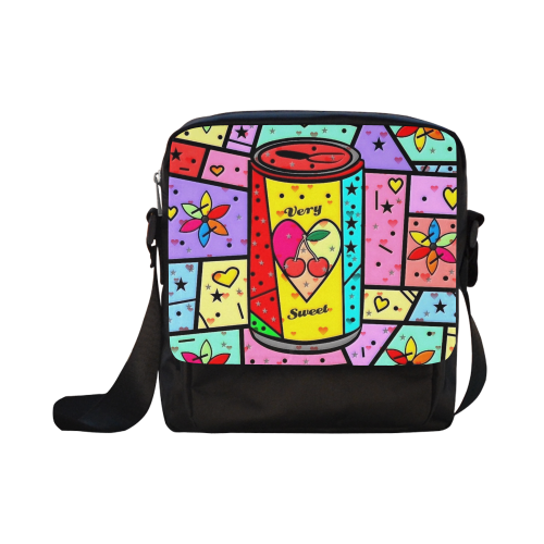 Very Sweet Popart By Nico Bielow Crossbody Nylon Bags (Model 1633)