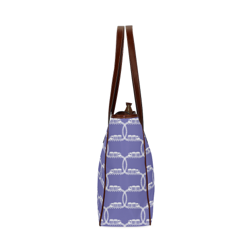 Train Tracks Pattern Classic Tote Bag (Model 1644)