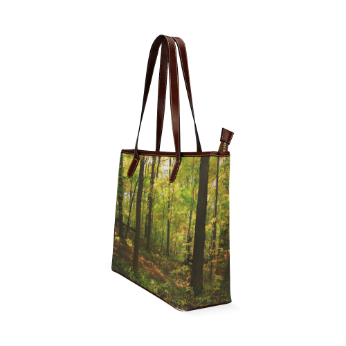 Maple Forest Shoulder Tote Bag (Model 1646)