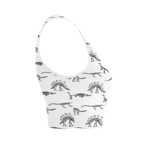 Dino Women's Crop Top (Model T42)