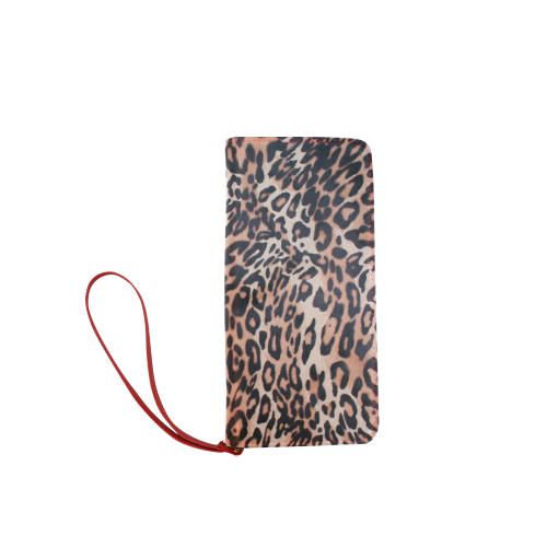 Leopard Print Women's Clutch Wallet (Model 1637)