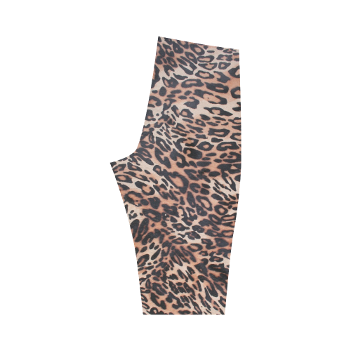Leopard Print Hestia Cropped Leggings (Model L03)