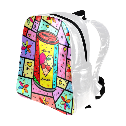 Very Sweet Popart By Nico Bielow Multi-Pockets Backpack (Model 1636)