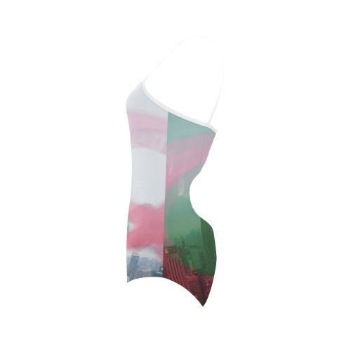 NYC Algeria Panorama Strap Swimsuit ( Model S05)