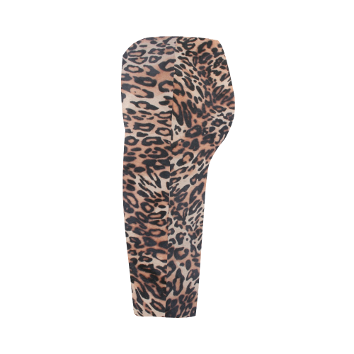 Leopard Print Hestia Cropped Leggings (Model L03)