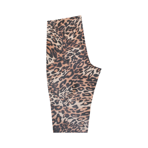 Leopard Print Hestia Cropped Leggings (Model L03)