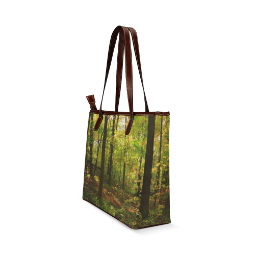 Maple Forest Shoulder Tote Bag (Model 1646)