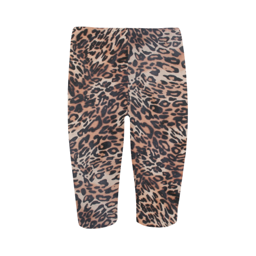 Leopard Print Hestia Cropped Leggings (Model L03)