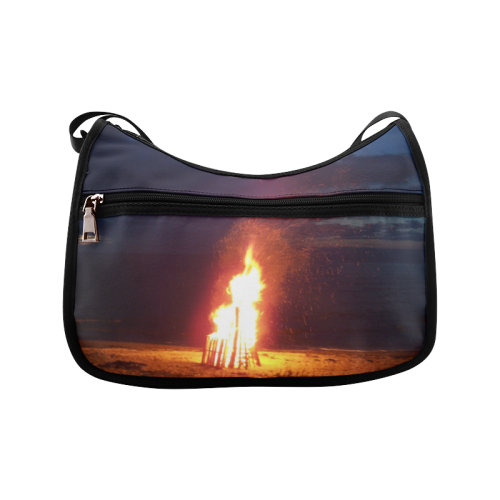 Beach Bonfire Blazing Crossbody Bags (Model 1616)