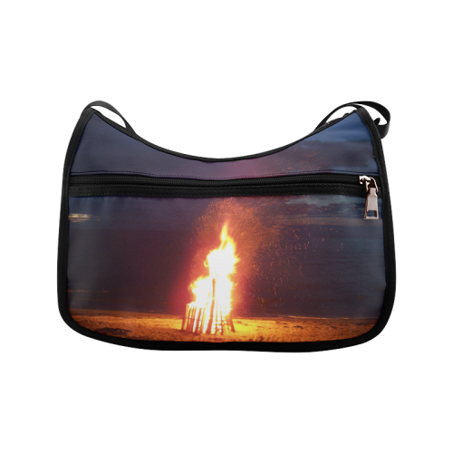 Beach Bonfire Blazing Crossbody Bags (Model 1616)