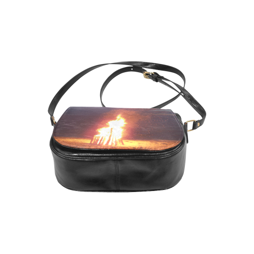 Beach Bonfire Blazing Classic Saddle Bag/Small (Model 1648)