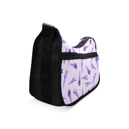 Purple Ice Cream Fun Crossbody Bags (Model 1616)