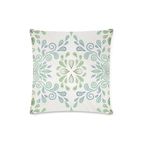 Blue and Green watercolor design