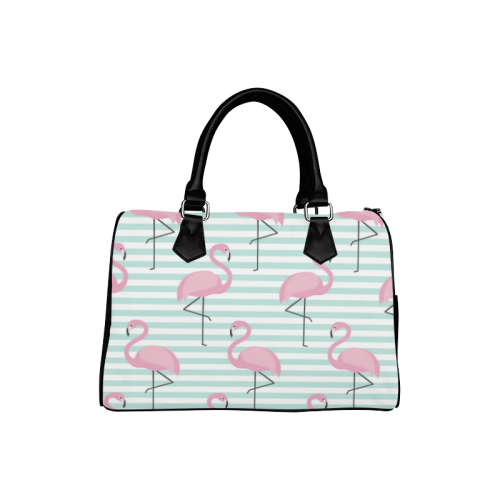 Mint Flamingo Boston Handbag (Model 1621)