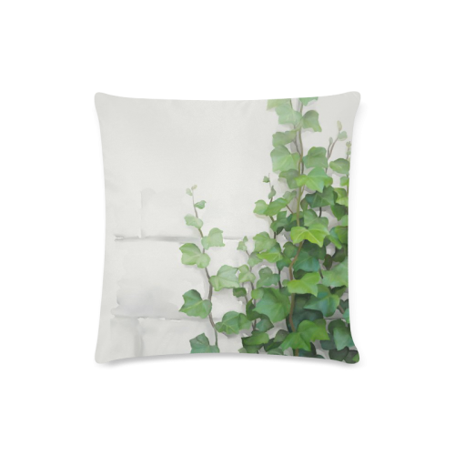 Watercolor Vines, climbing plant Custom Zippered Pillow Case 16"x16"(Twin Sides)