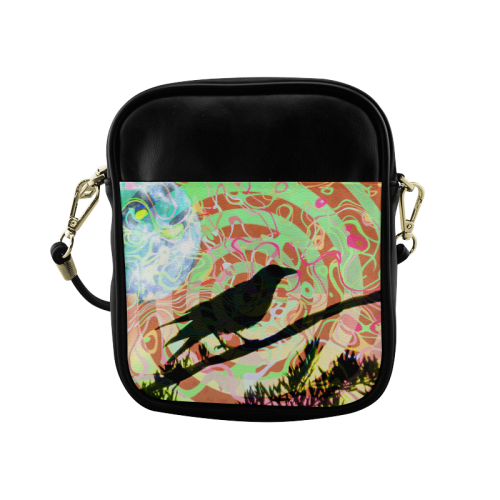 mystic ravens by Martina Webster Sling Bag (Model 1627)