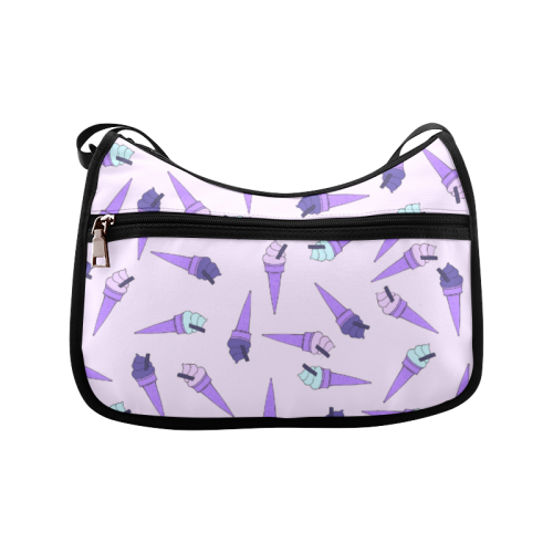 Purple Ice Cream Fun Crossbody Bags (Model 1616)