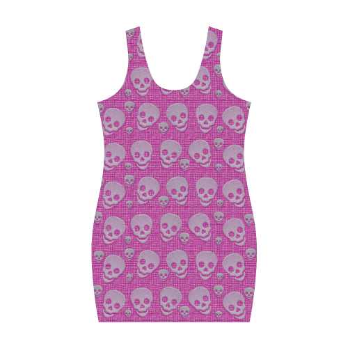 skulls pinky dress Medea Vest Dress (Model D06)