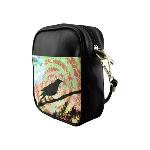 mystic ravens by Martina Webster Sling Bag (Model 1627)