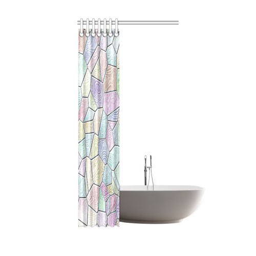 Mosaic Lora,soft candy Shower Curtain 36"x72"