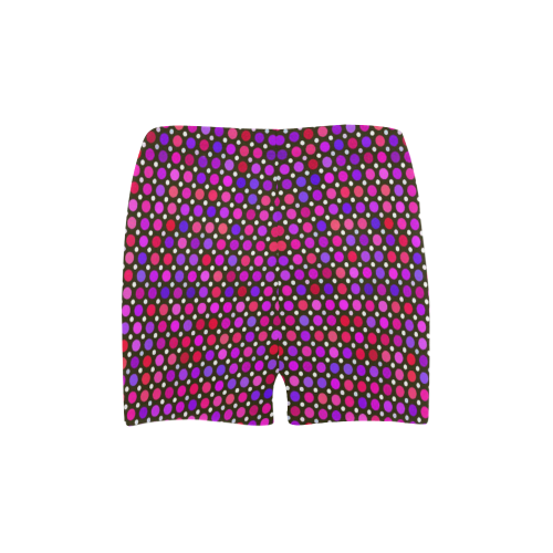mixed dots 4 Briseis Skinny Shorts (Model L04)