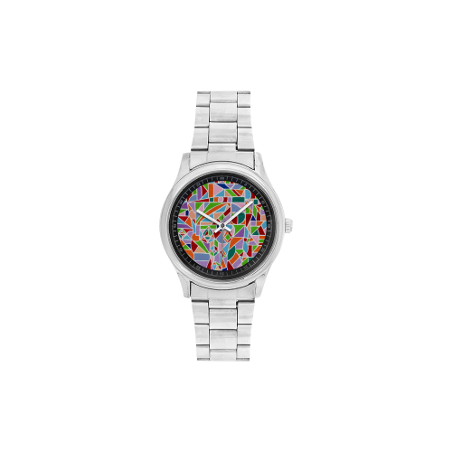 Sacred Geometry Men's Stainless Steel Watch(Model 104)