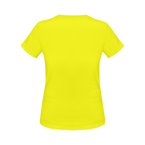 Catholic Holy Communion: Divine Mercy -Sunshine Yellow Women's Classic T-Shirt (Model T17）