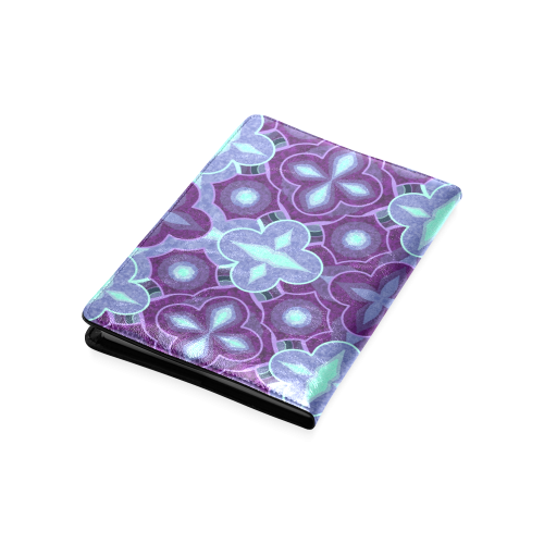 Purple blue pattern Custom NoteBook A5