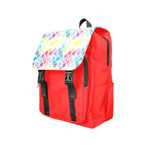 watercolor pattern Casual Shoulders Backpack (Model 1623)