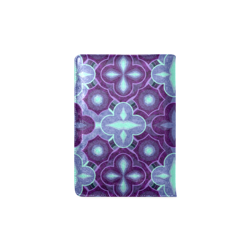 Purple blue pattern Custom NoteBook A5