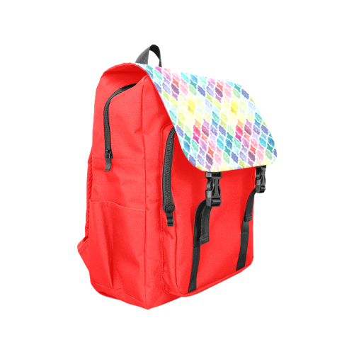 watercolor pattern Casual Shoulders Backpack (Model 1623)