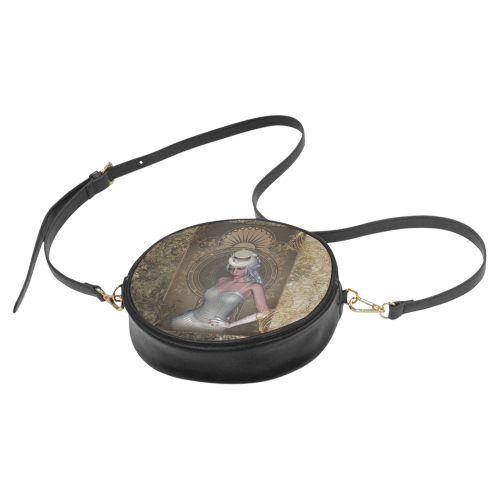 Beautiful women, victorian style Round Sling Bag (Model 1647)