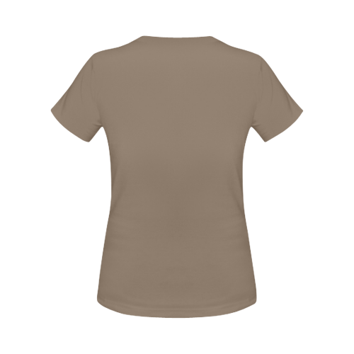 Catholic Holy Communion: Divine Mercy - Chocolate Women's Classic T-Shirt (Model T17）