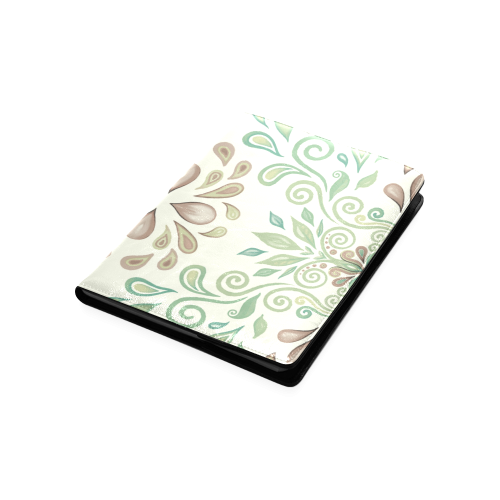 Green watercolor ornament Custom NoteBook B5