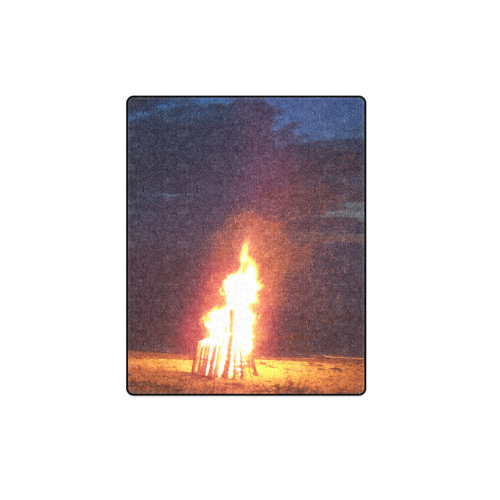 Beach Bonfire Blazing Blanket 40"x50"