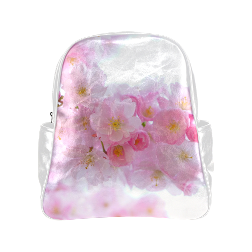 Beautiful Pink Japanese Cherry Tree Blossom Multi-Pockets Backpack (Model 1636)