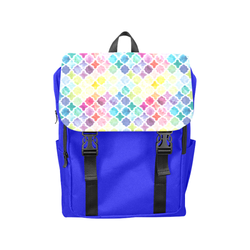 watercolor pattern Casual Shoulders Backpack (Model 1623)