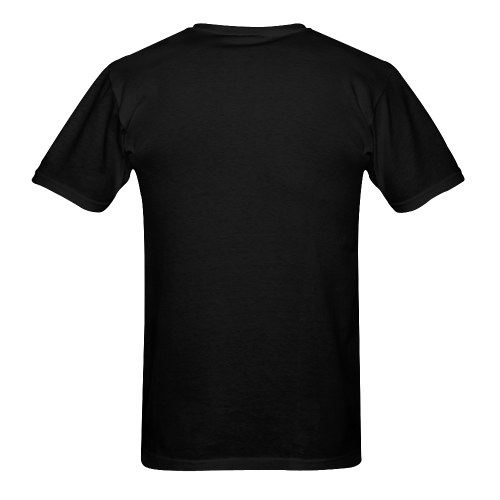 Beach Bonfire Blazing Men's T-Shirt in USA Size (Two Sides Printing)