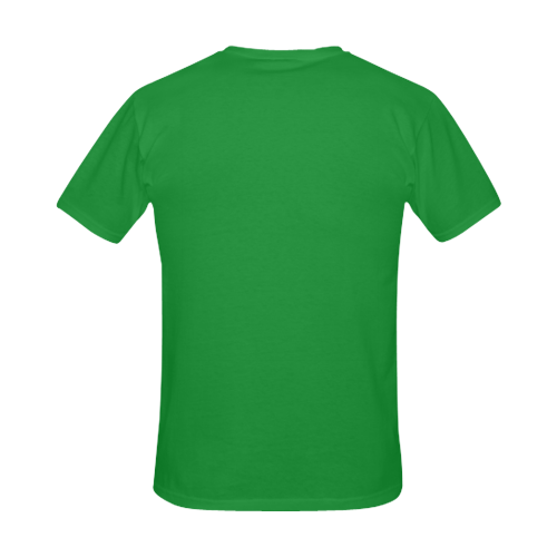 Catholic Holy Communion: Divine Mercy -Green Men's Slim Fit T-shirt (Model T13)