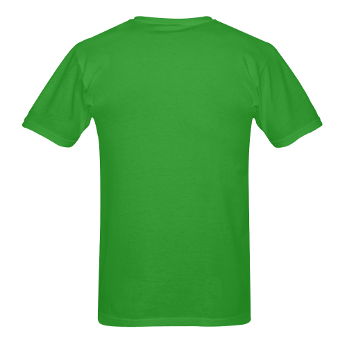 Catholic Holy Communion: Divine Mercy - Green Men's T-Shirt in USA Size (Two Sides Printing)