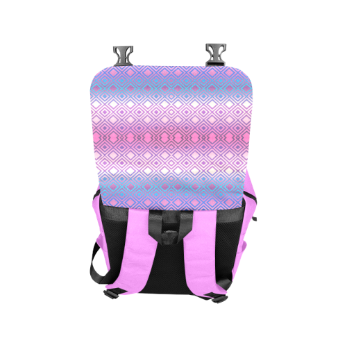 Geometric Casual Shoulders Backpack (Model 1623)