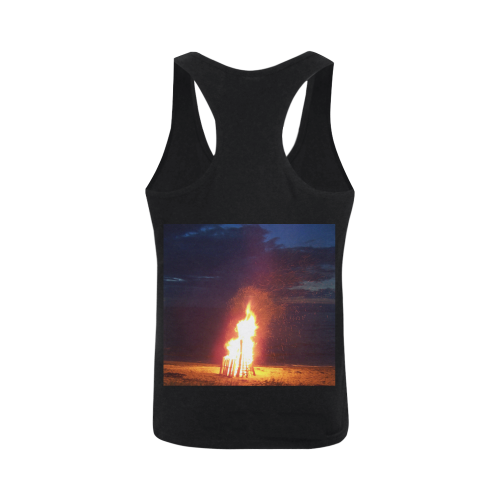 Beach Bonfire Blazing Men's I-shaped Tank Top (Model T32)