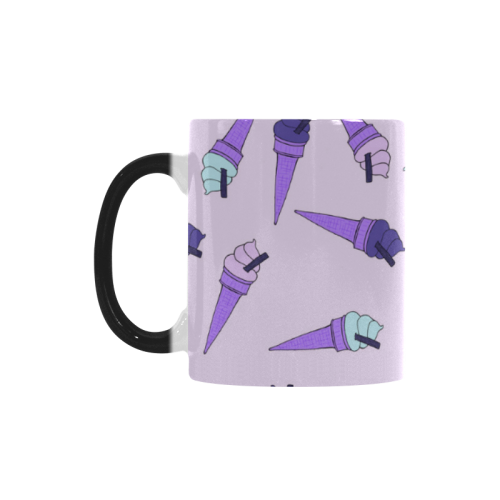 Purple Ice Cream Fun Custom Morphing Mug