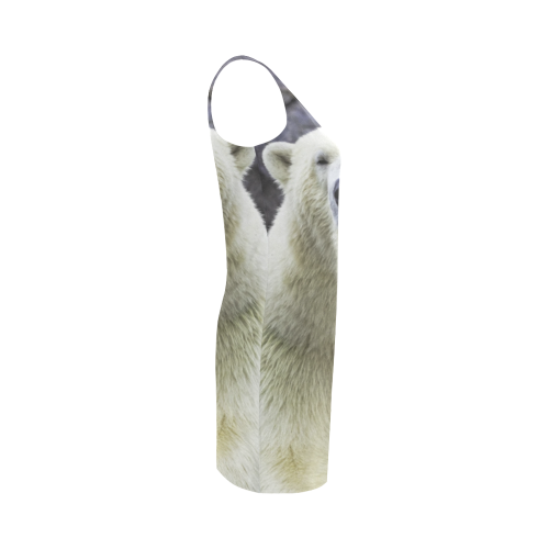 Cute Zoo Polar Bear Medea Vest Dress (Model D06)