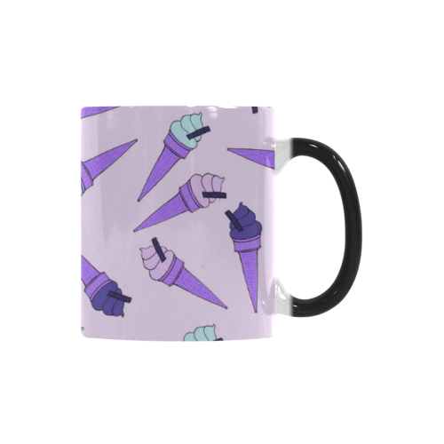 Purple Ice Cream Fun Custom Morphing Mug