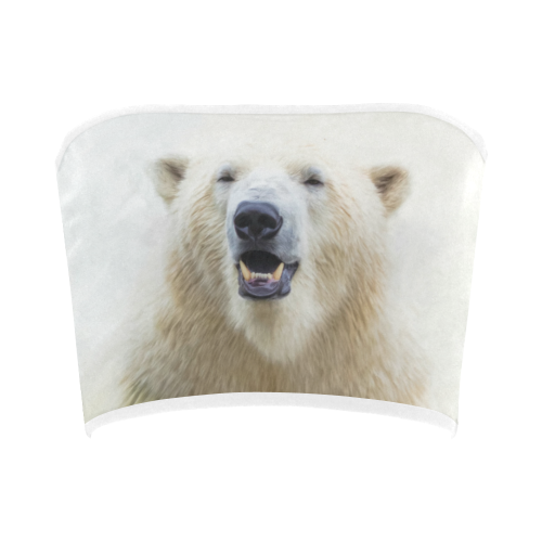 Cute  Zoo Polar Bear Bandeau Top