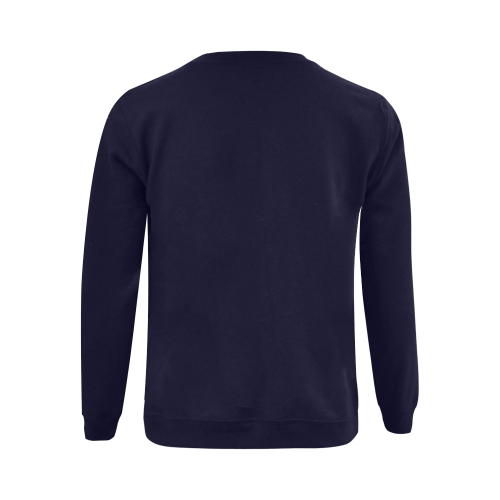 Catholic Holy Communion: Divine Mercy - Navy Blue Gildan Crewneck Sweatshirt(NEW) (Model H01)